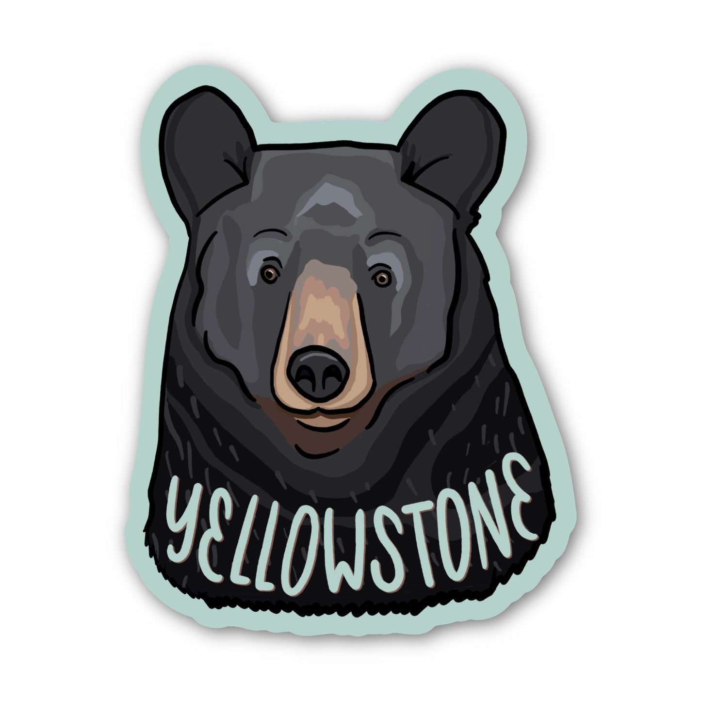 Black Bear Sticker - Yellowstone