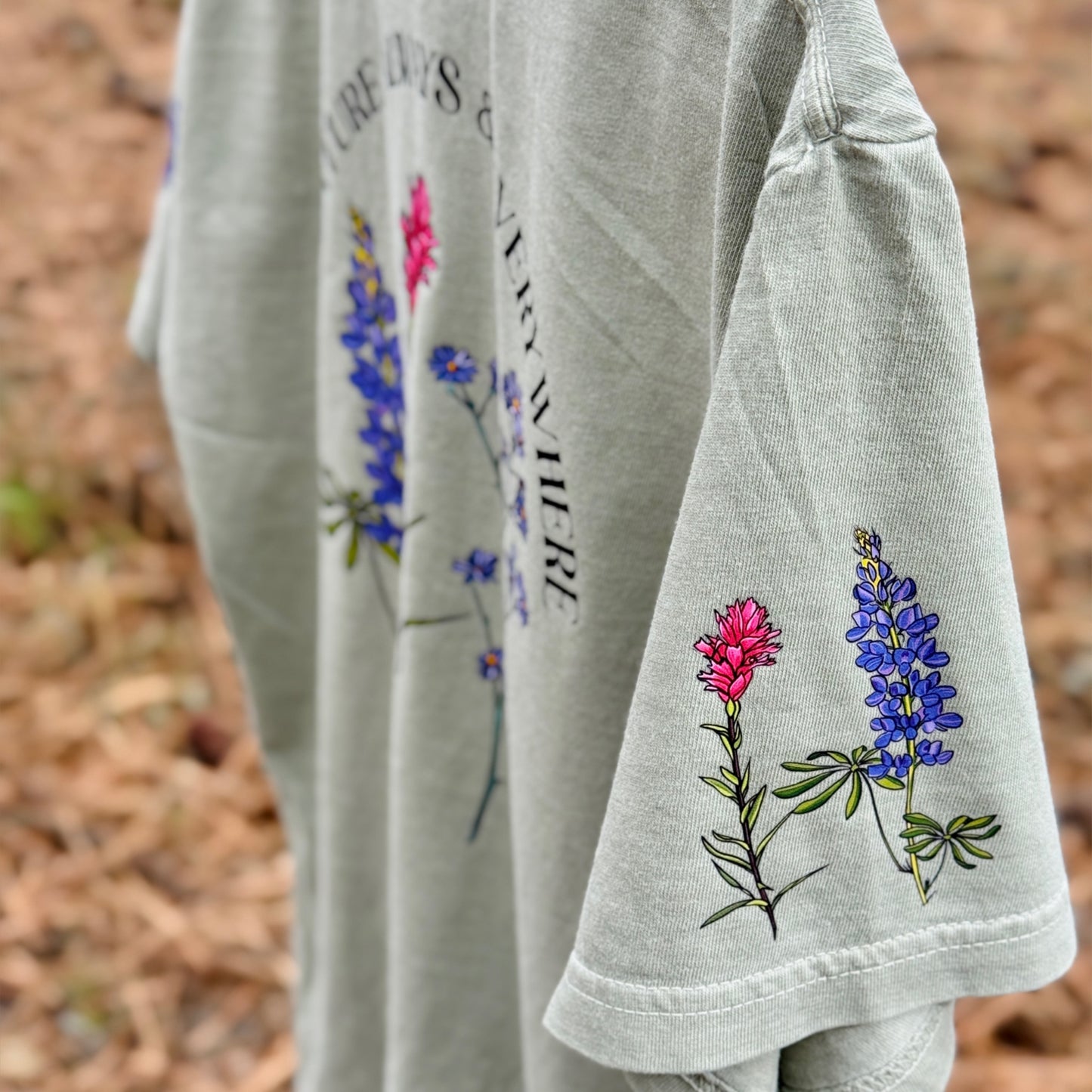 Adventure Everywhere Always - Wildflower Pocket Tee