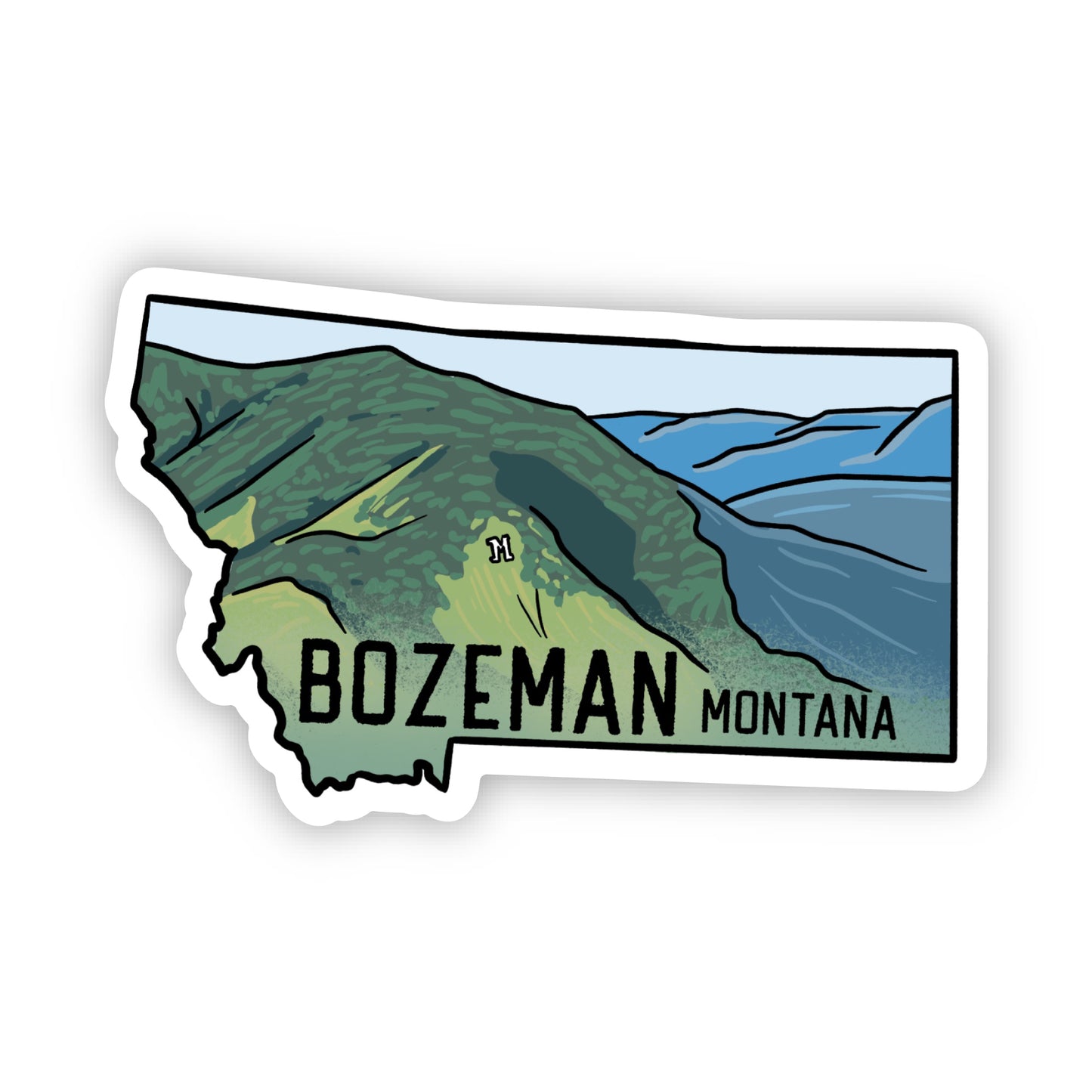 Bozeman Montana Sticker
