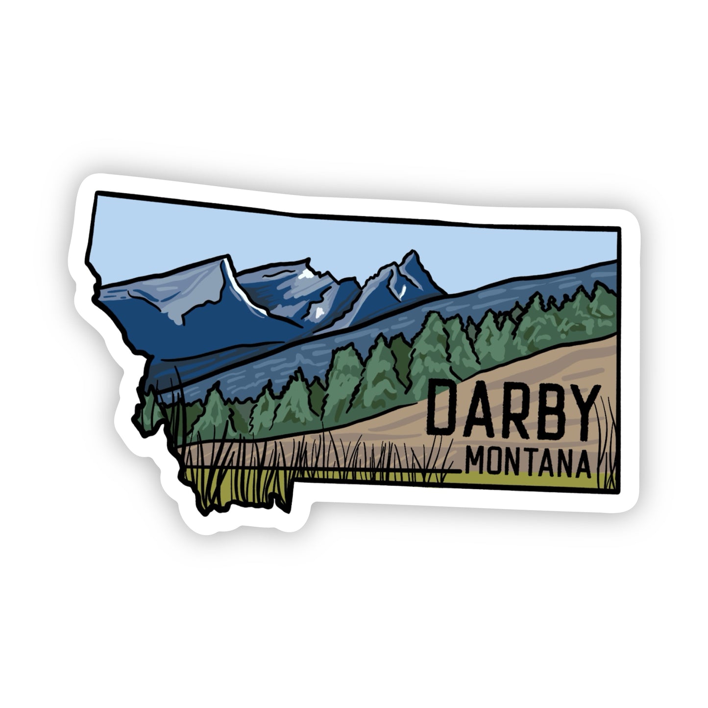 Darby Montana Sticker