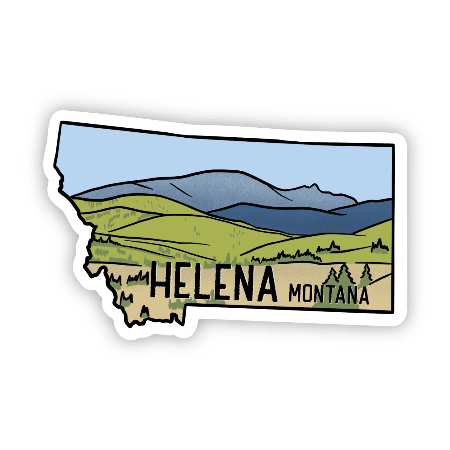 Helena - Montana Sticker