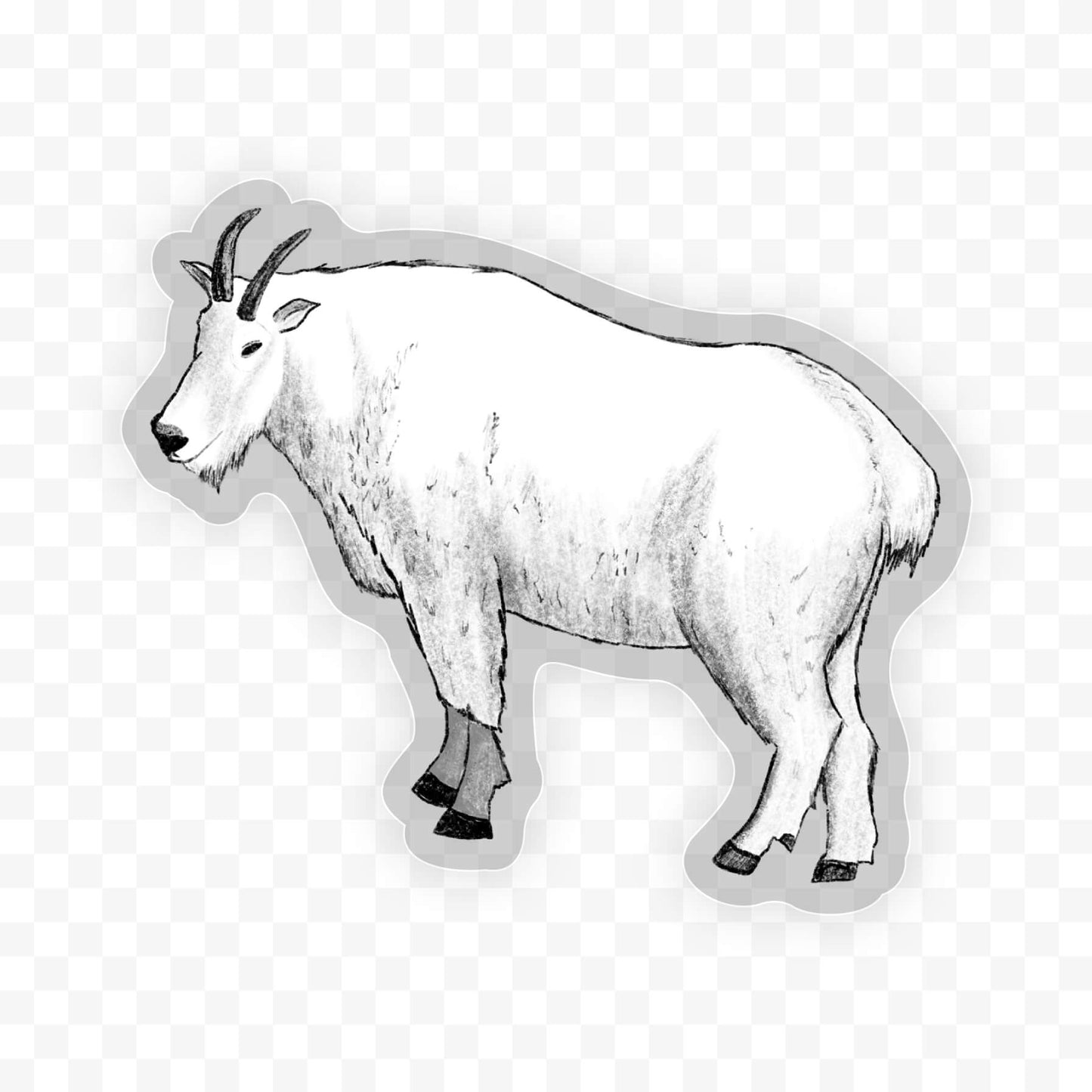Mountain Goat Sticker