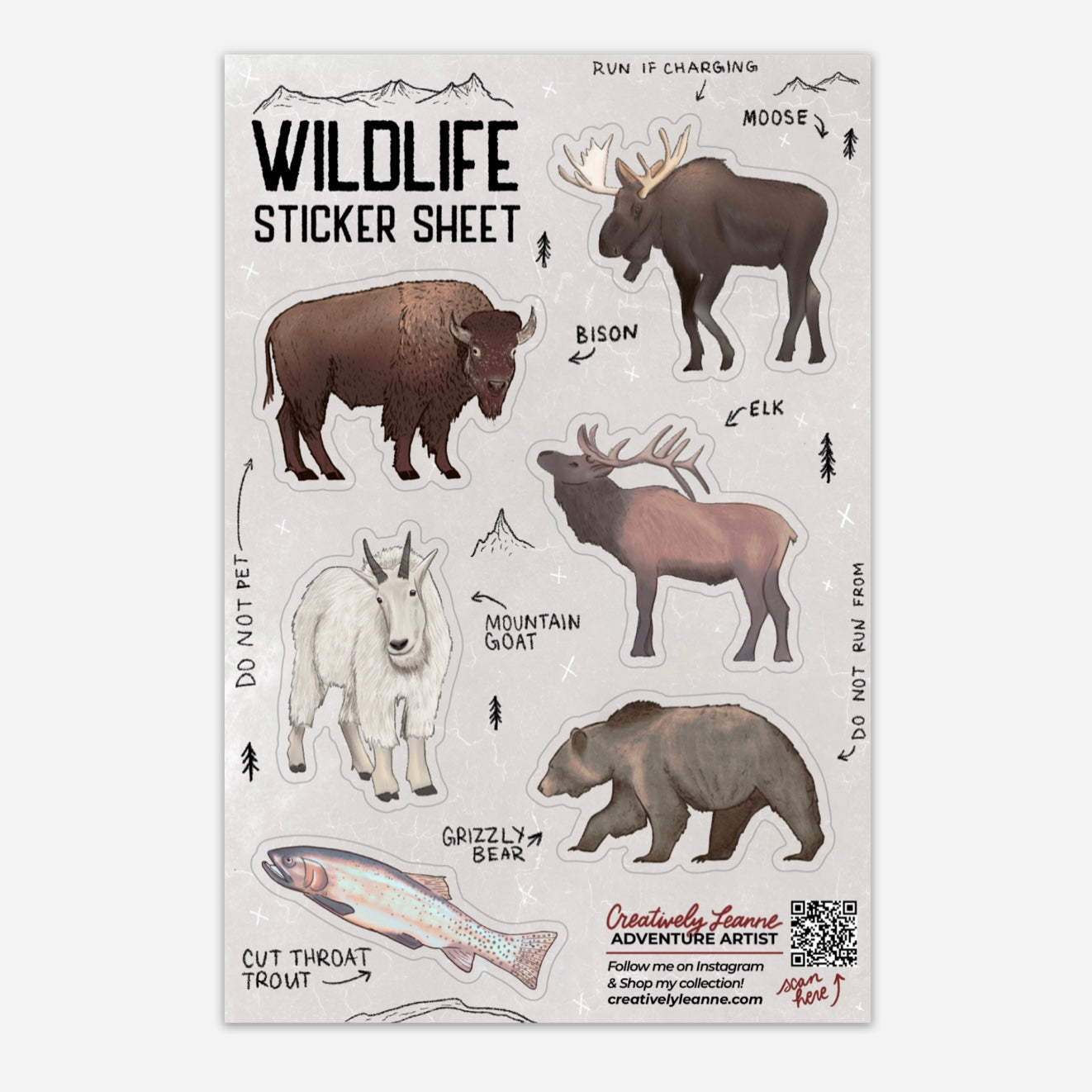 Wildlife - Sticker Sheet