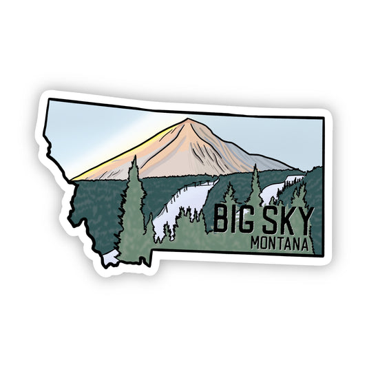 Big Sky, MT - Montana Sticker