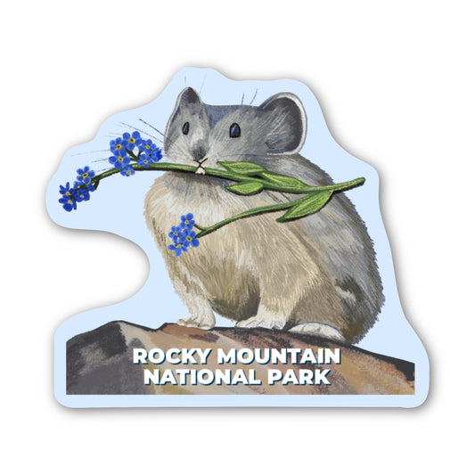 Pika Sticker - Rocky Mountain National Park