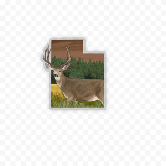 Utah Mule Deer Sticker