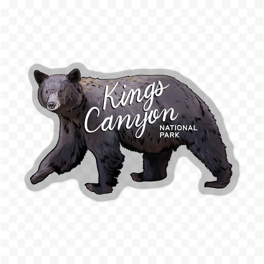 Kings Canyon National Park - Black Bear Sticker