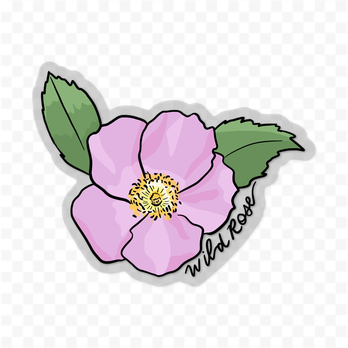 Wild Rose Sticker