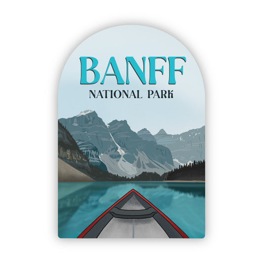 Banff National Park Sticker - Moraine Lake