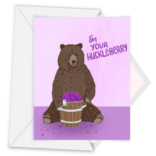 "I'm Your Huckleberry" Greeting Card