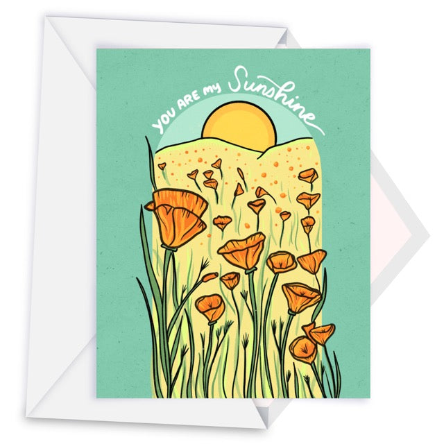 You Are My Sunshine Greeting Card - Any Occasion