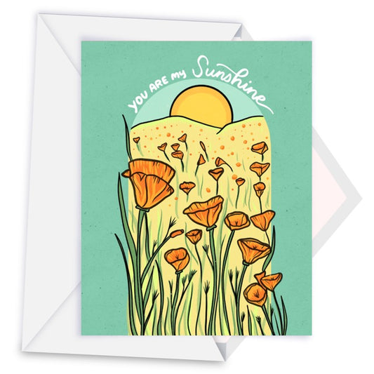 You Are My Sunshine Greeting Card - Any Occasion