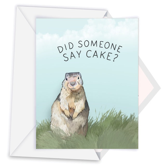 Squirrel Greeting Card