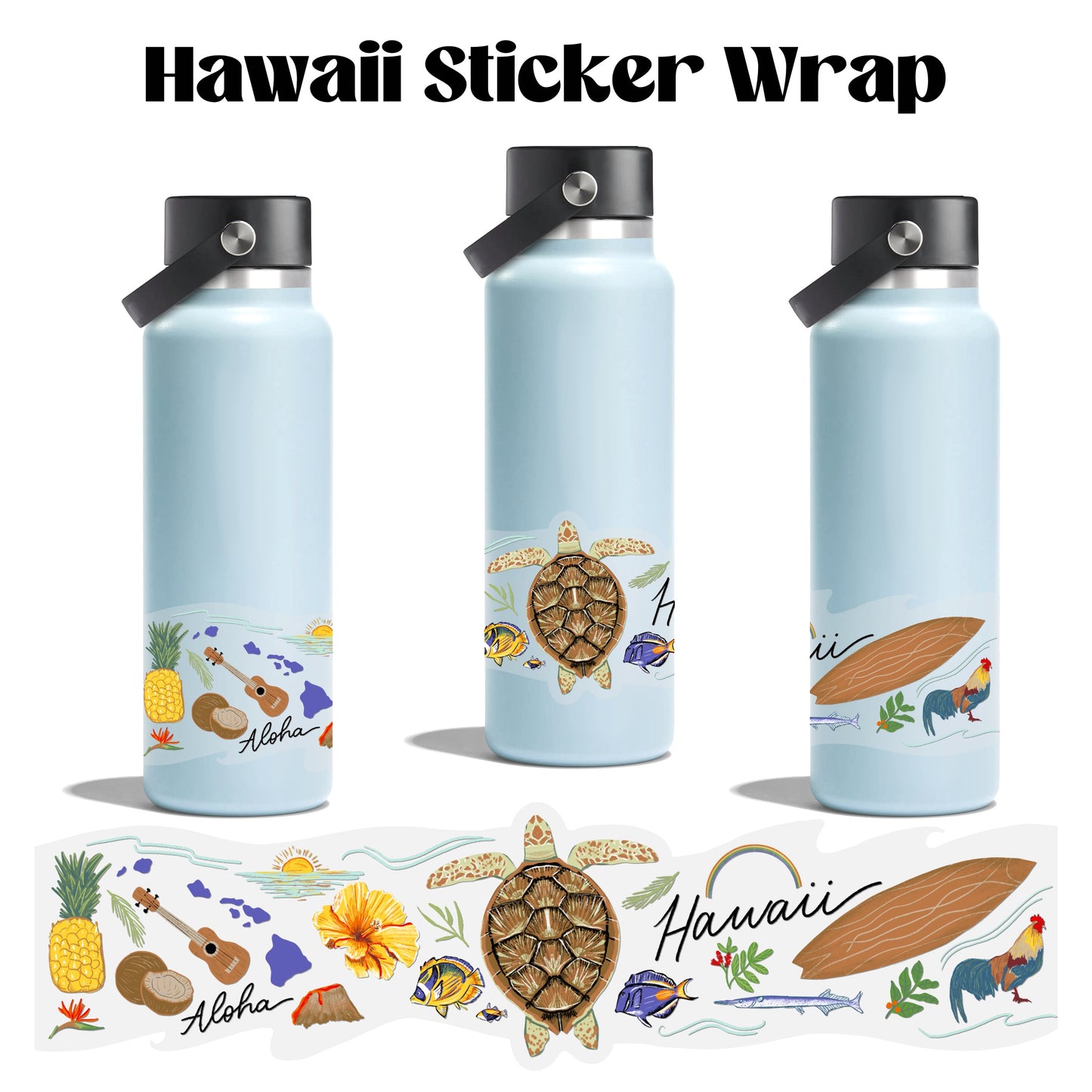 Hawaii Sticker Wrap