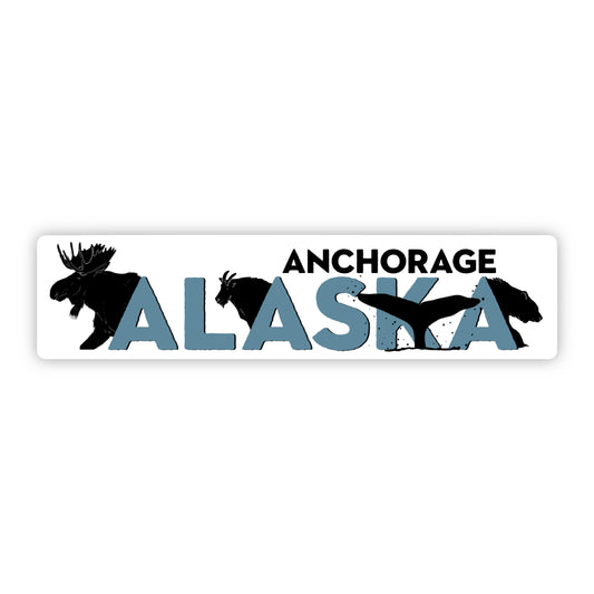 Alaska Wildlife Sticker