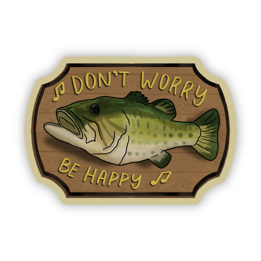 Big Mouth Bass Sticker