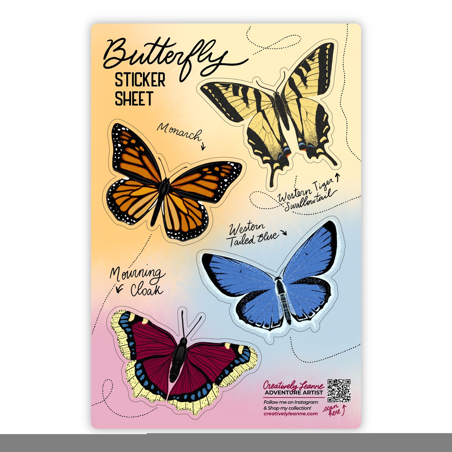 Butterfly - Sticker Sheet