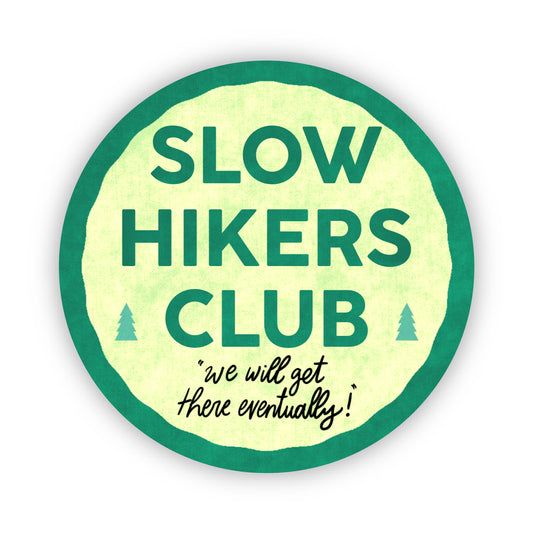 Slow Hikers Club Sticker