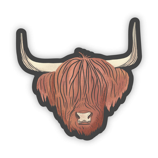 Highlander Cow Sticker