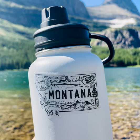 Clear Montana Sketch Sticker