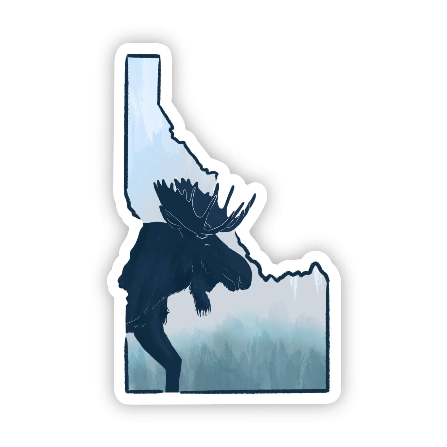 Idaho Moose Sticker