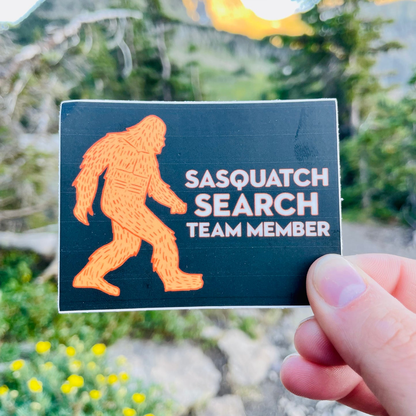 Sasquatch Search Team Sticker