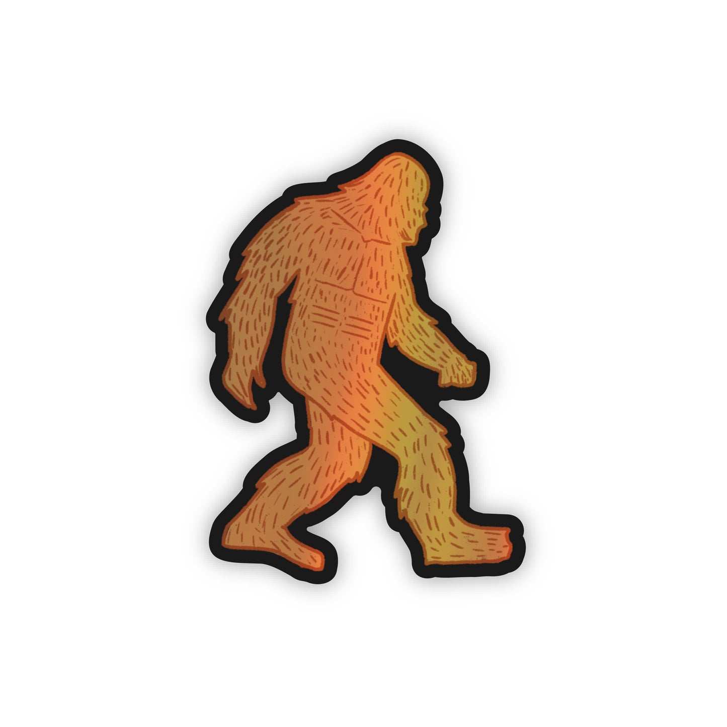 Holographic Sasquatch Sticker